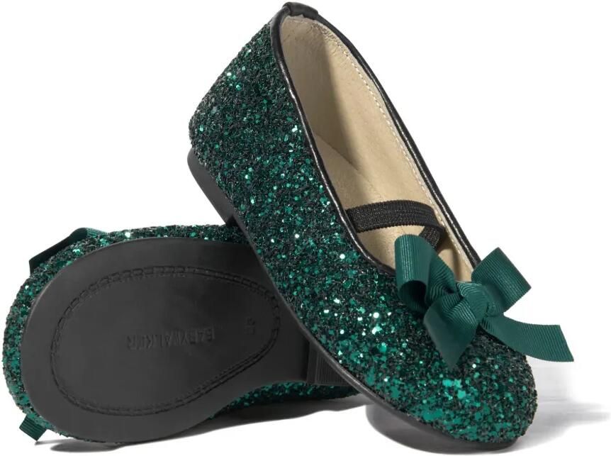 BabyWalker Ballerina's verfraaid met kristallen Groen - Foto 3
