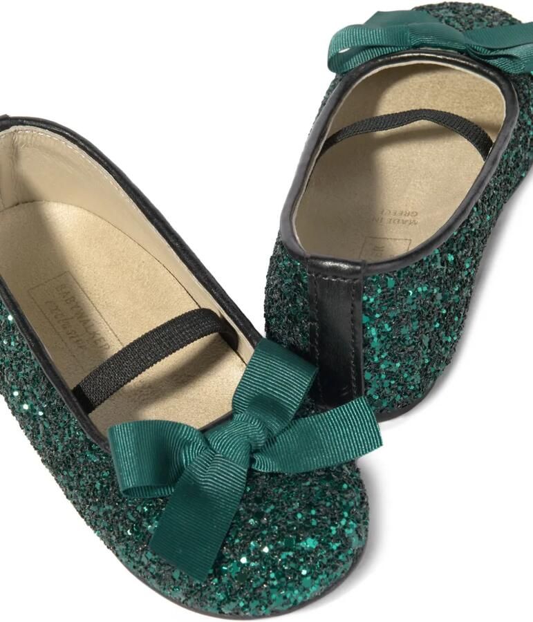 BabyWalker Ballerina's verfraaid met kristallen Groen - Foto 2