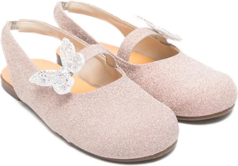 BabyWalker Butterfly sandalen met bandje Roze