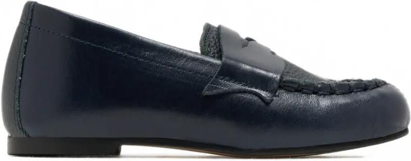 BabyWalker Gaucho leren penny loafers Blauw