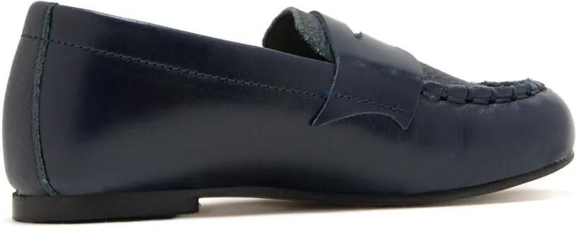 BabyWalker Gaucho leren penny loafers Blauw - Foto 3