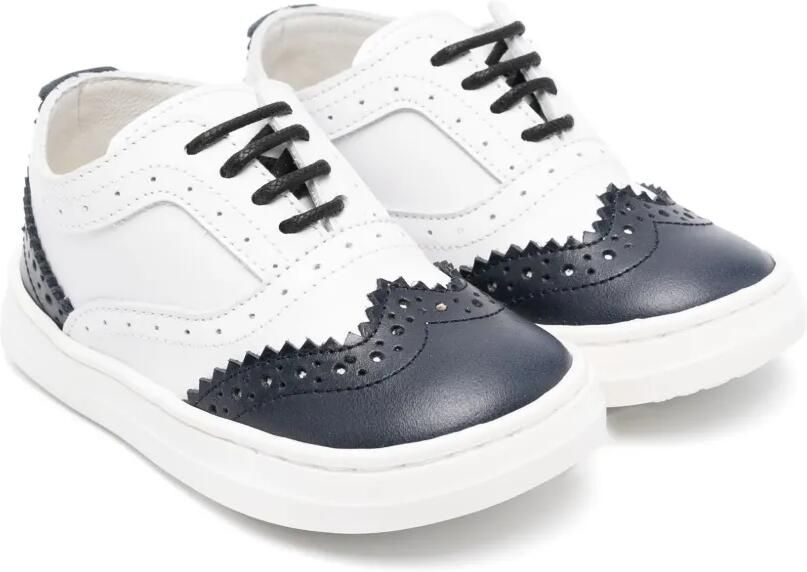 BabyWalker Leren brogues Wit