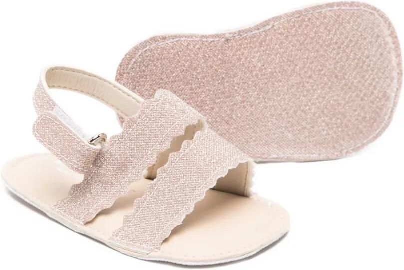 BabyWalker Sandalen met gewelfd bandje en glitter Roze - Foto 3