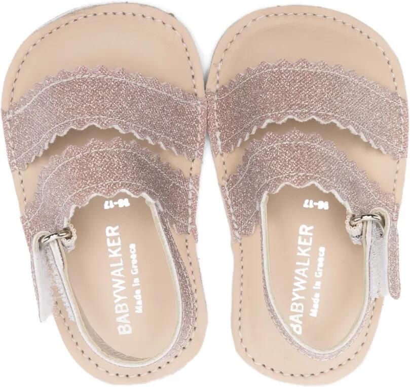 BabyWalker Sandalen met gewelfd bandje en glitter Roze - Foto 2