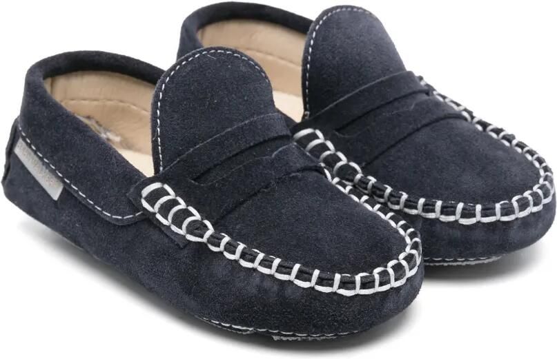 BabyWalker Suède loafers Blauw