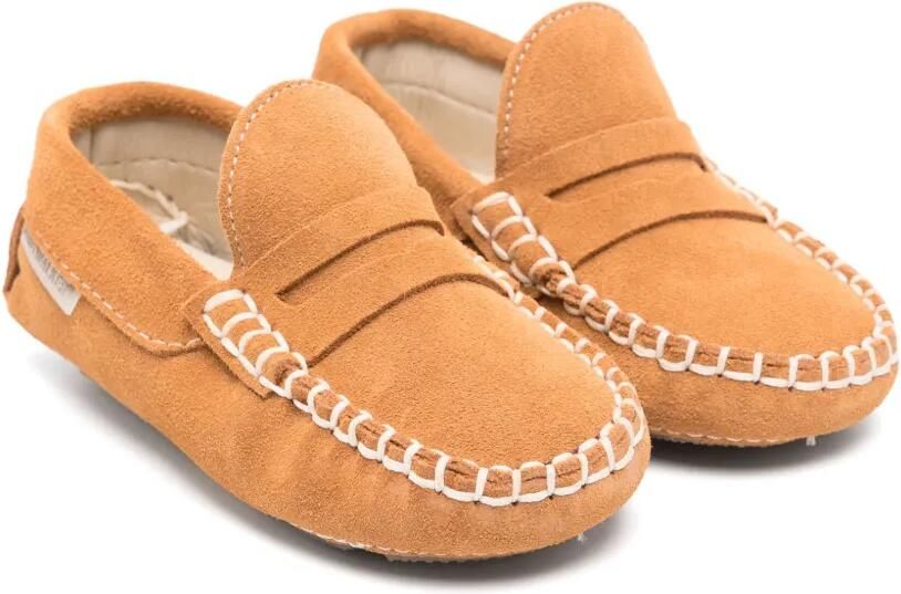 BabyWalker Suède loafers Bruin
