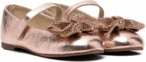 BabyWalker Ballerina's met strikdetail Roze