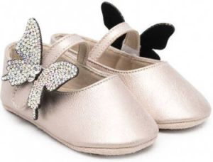 BabyWalker Ballerina's met vlinderdetail Beige