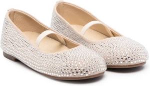 BabyWalker Ballerina's verfraaid met kristallen Beige