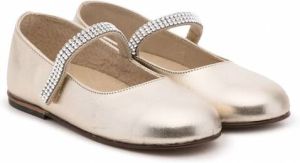 BabyWalker Ballerina's verfraaid met kristallen Goud