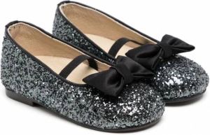 BabyWalker Ballerina's met glitter Zwart