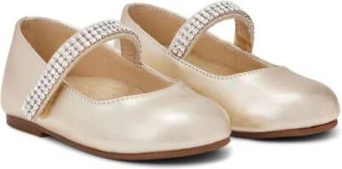 BabyWalker Ballerina's verfraaid met kristallen Beige