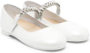 BabyWalker Ballerina's met klittenband Wit