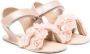 BabyWalker Sandalen met bloe patch Roze - Thumbnail 1