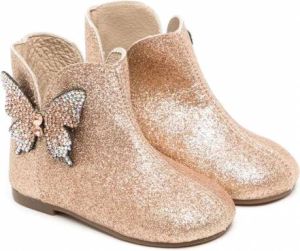 BabyWalker Glitter laarzen Goud