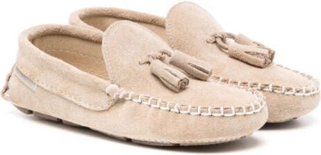 BabyWalker Loafers met kwastje Beige