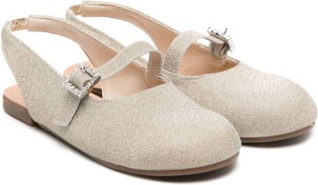 BabyWalker Mary Jane ballerina's Goud