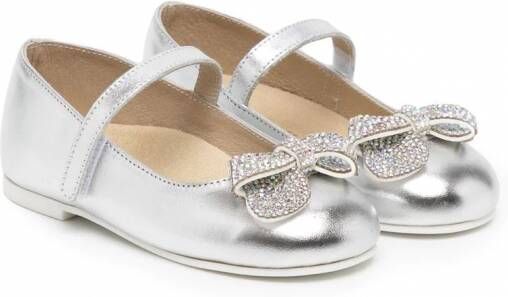 BabyWalker Metallic ballerina's Zilver
