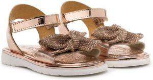 BabyWalker Restraint sandalen met strik Goud
