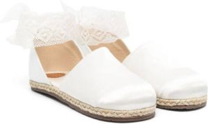 BabyWalker Espadrilles met enkelbandjes Wit