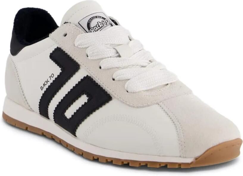 BACK 70 Asian sneakers met logo-patch Geel - Foto 3