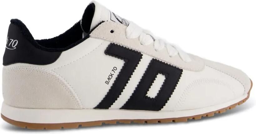 BACK 70 Asian sneakers met logo-patch Geel - Foto 4
