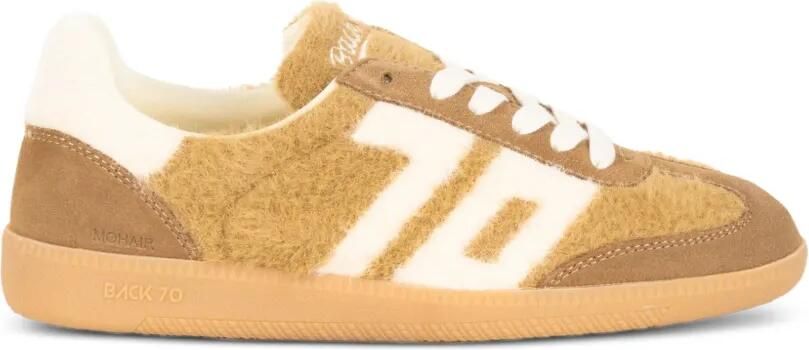 BACK 70 Cloud sneakers van imitatiebont met vlakken Geel