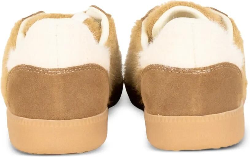 BACK 70 Cloud sneakers van imitatiebont met vlakken Geel - Foto 2