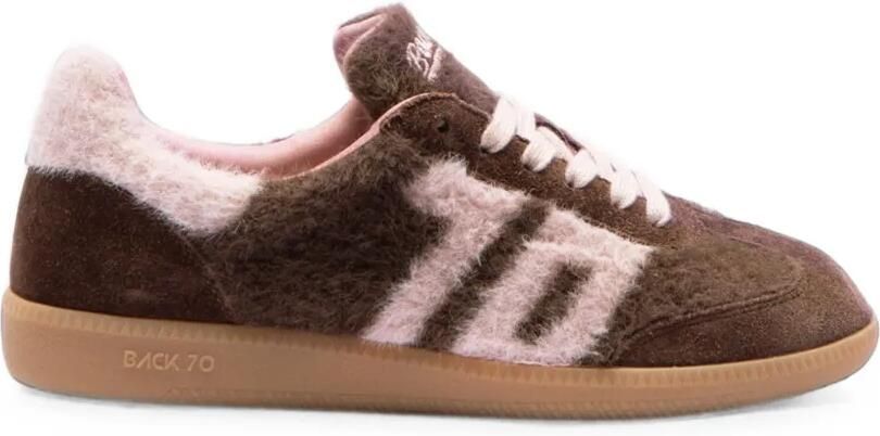 BACK 70 Cloud mohair sneakers met textuur Bruin