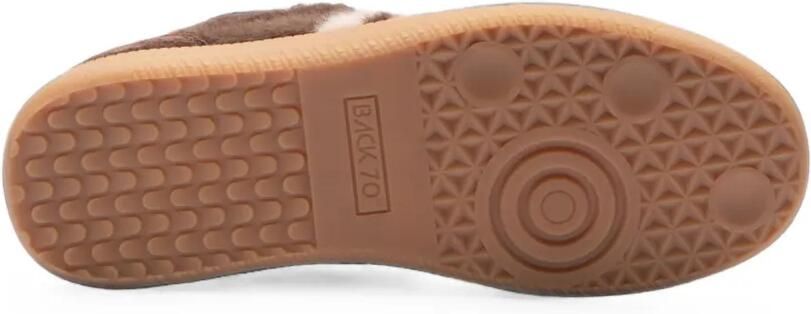 BACK 70 Cloud mohair sneakers met textuur Bruin - Foto 4