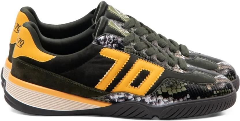 BACK 70 Fireball fluwelen sneakers Groen