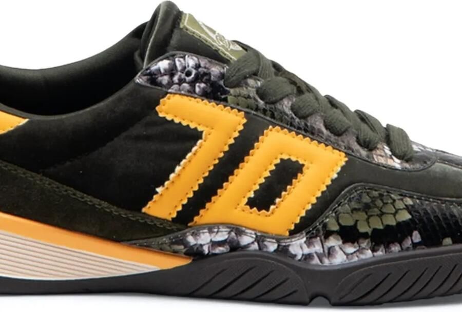 BACK 70 Fireball fluwelen sneakers Groen - Foto 2