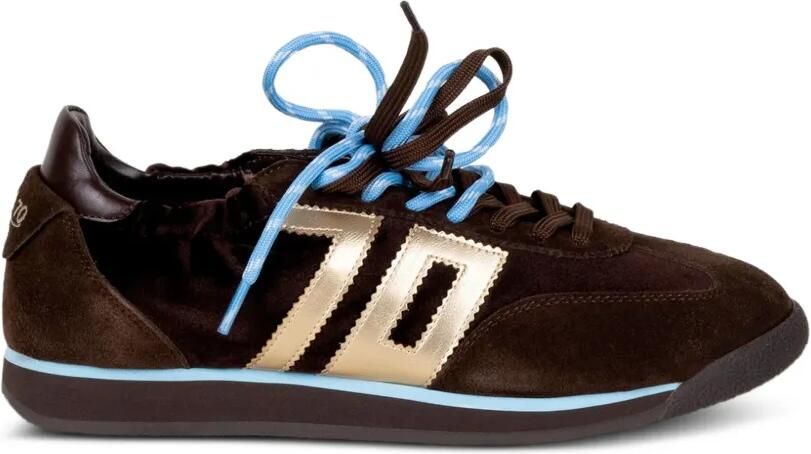 BACK 70 Rocket sneakers met logopatch Bruin