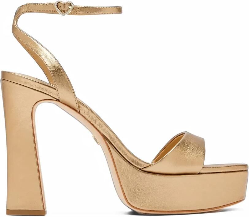 Badgley Mischka Caia sandalen met plateau Goud