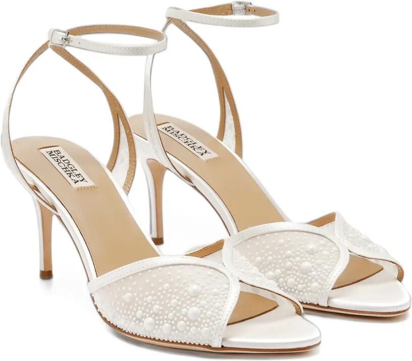 Badgley Mischka Rhea heeled sandals Wit - Foto 3