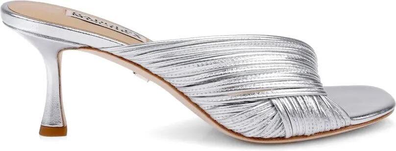 Badgley Mischka Winta geknoopte sandalen Zilver