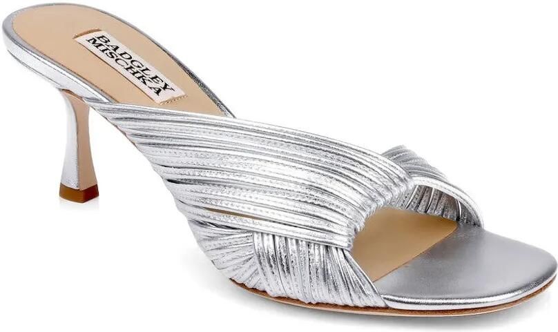 Badgley Mischka Winta geknoopte sandalen Zilver - Foto 3