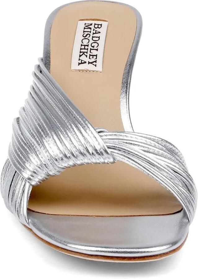 Badgley Mischka Winta geknoopte sandalen Zilver - Foto 2