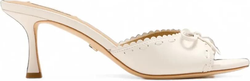Badgley Mischka Yaritza sandalen met strikdetail Wit