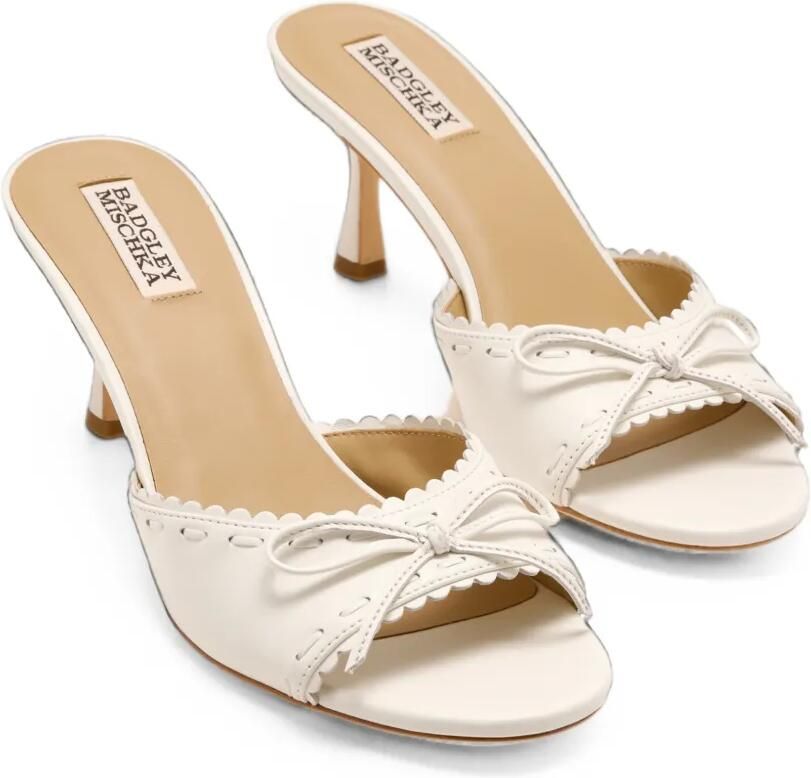 Badgley Mischka Yaritza sandalen met strikdetail Wit - Foto 2