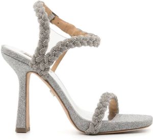 Badgley Mischka Fennel sandalen Zilver