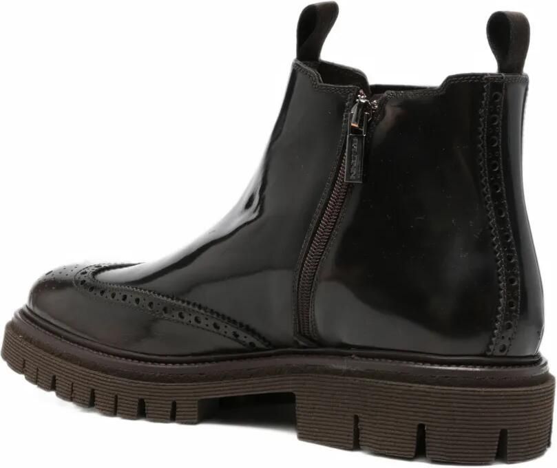 Baldinini brogue-detail Chelsea boots Bruin