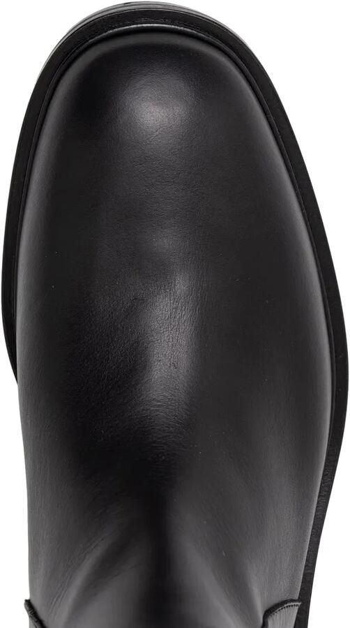Baldinini buckle-detail knee-high boots Zwart - Foto 2