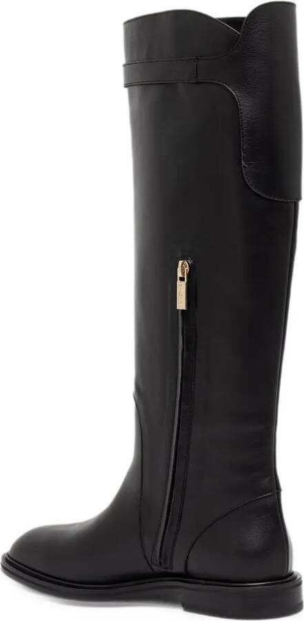 Baldinini buckle-detail knee-high boots Zwart - Foto 4