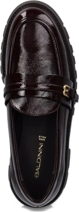 Baldinini buckle-detail lug-sole loafers Rood - Foto 3