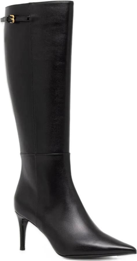 Baldinini buckle-detail pointed-toe boots Zwart