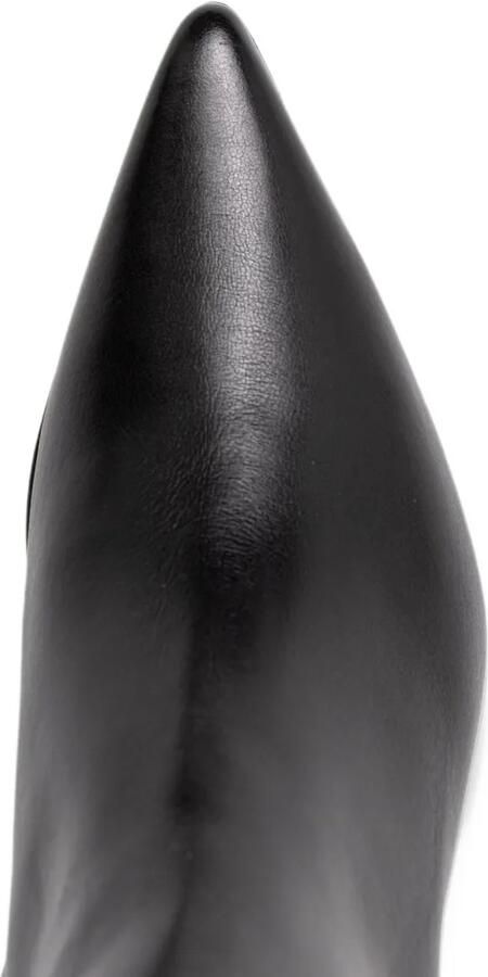 Baldinini buckle-detail pointed-toe boots Zwart - Foto 2