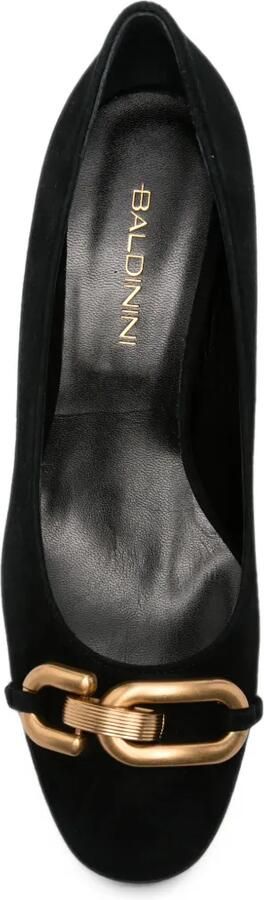 Baldinini Suède pumps met schakelketting Zwart - Foto 4