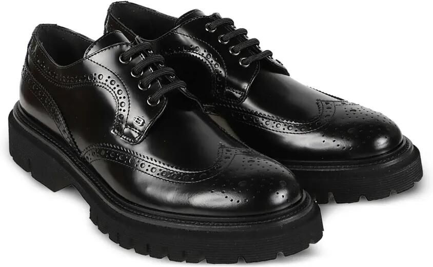 Baldinini Derby schoenen met chunky zool en brogue-detail Zwart - Foto 2