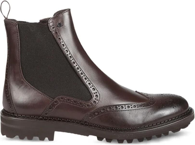 Baldinini Leren brogue enkellaarzen Bruin